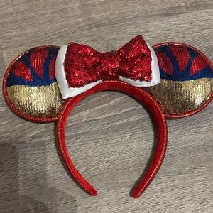 Disney Red and Gold Minnie Mouse Ears Headband